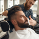 Bartkorrektur mit heißem Handtuch Schröder Salon