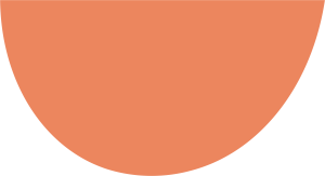 Halbkreis in orange
