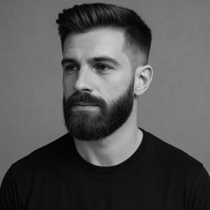 Perfekte Frisur und perfekter Bart - Schröder Salon